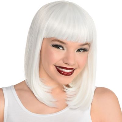 Cheap white clearance wig