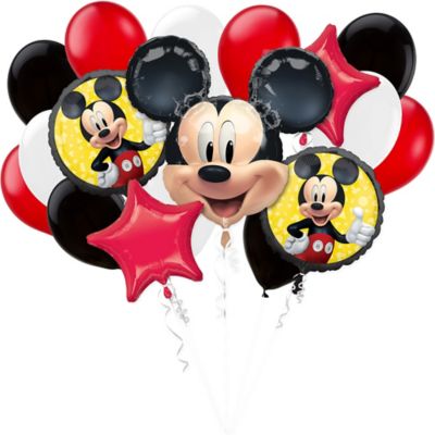 Deluxe Mickey Mouse Forever Foil & Balloon Balloon Bouquet, 17pc