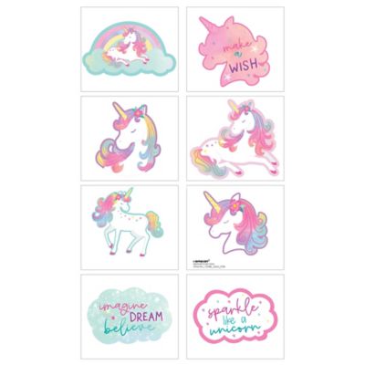 party city unicorn party stuff