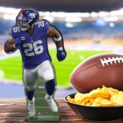 Party City NFL New York Giants Saquon Barkley Centerpiece Cardboard Cutout, 18in