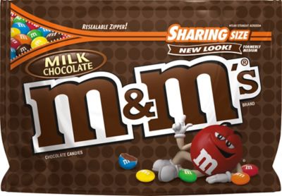 M&MS Milk Chocolate Candy Sharing Size Bag, 10.7 oz
