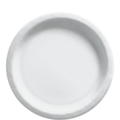 Gold Extra Sturdy Paper Lunch Plates, 8.5in, 20ct