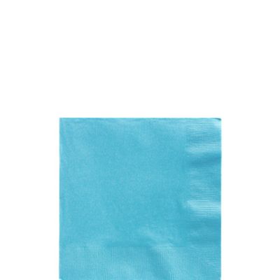 Caribbean Blue 2-Ply Guest Towels Big Party Pack 40 Ct. 