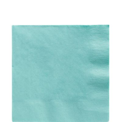 Party Tableware 50 Ct Amscan 2-Ply Robins Egg Blue Dinner Napkins 