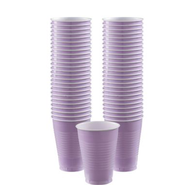 New Purple 12oz Plastic Cups | 50ct