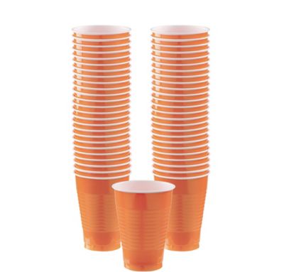 Orange Paper Cups 20ct 9oz