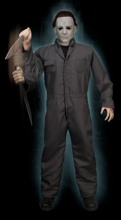 Animatronic Michael Myers Halloween Decoration, 6.6ft - Halloween ...