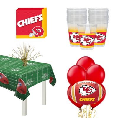 Super Bowl party DIY decor ideas — Let's go Kansas City Chiefs!