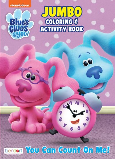 Blue's Clues & You Jumbo Paper Coloring & Activity Book, 7.75in x