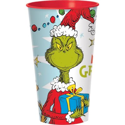 Merry Grinchmas 16oz Libby Glass Can Cup Grinch Christmas – Desert Shirt Co.