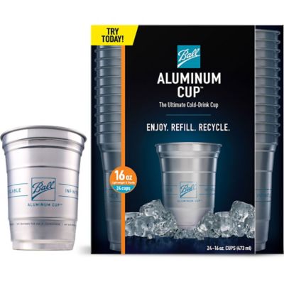 Ball Aluminum Cup Ultimate Cold 16 Ounce - Case of 5-24 Pack (16 Ounce  Each)