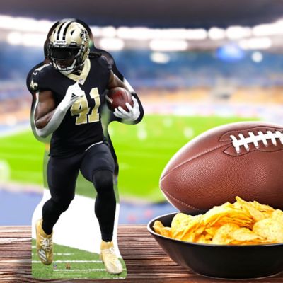 Party City NFL New Orleans Saints Alvin Kamara Life-Size Cardboard Cutout Size