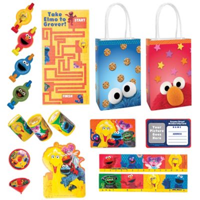 Sesame Street bags (10), Sesame Street Favor Bags, Sesame Street