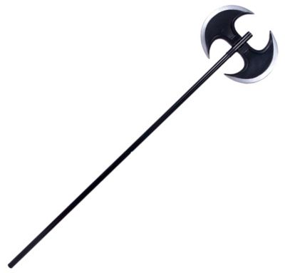 Black Double-Bladed Axe 11in x 48in | Party City