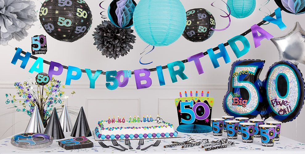 The Party Continues 50th Birthday Party Supplies | Party City