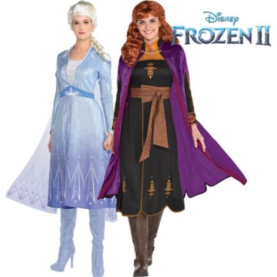 Elsa \u0026 Anna Couples Costumes - Frozen 