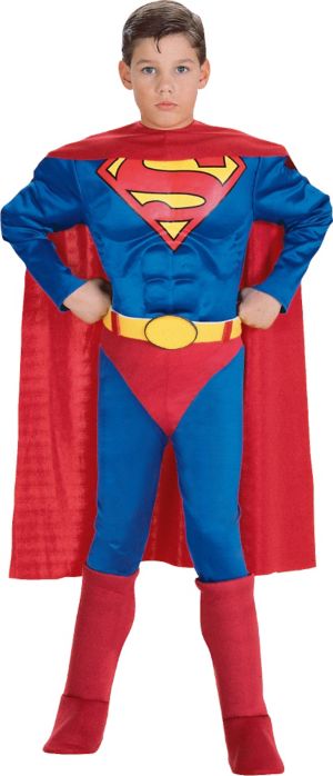 Boys Superman Muscle Costume - Party City