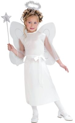girls angel fancy dress