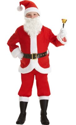 child santa claus costume