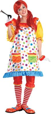 teenage girl clown costume