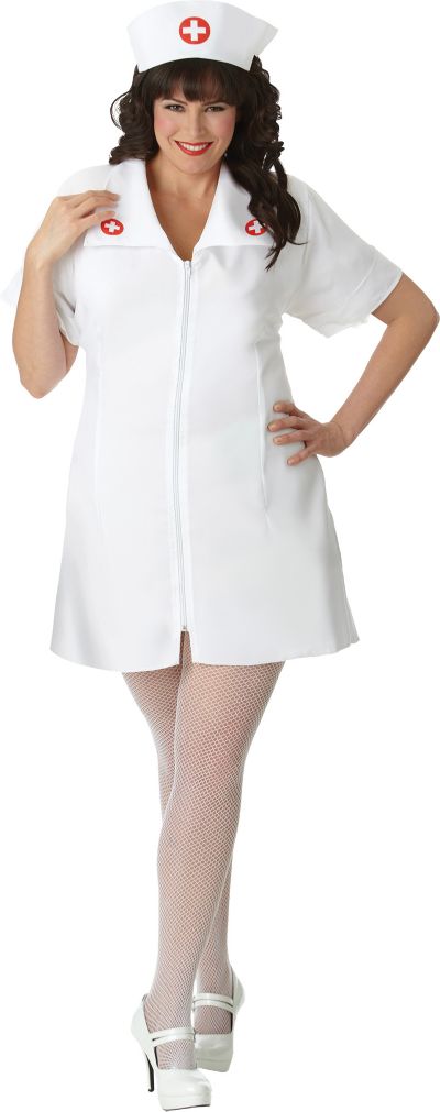 Adult Plus Size Hospital Honey Nurse Costume Party City