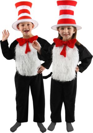 Deluxe Dr. Seuss Cat in the Hat Costume for children - Party City