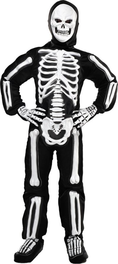 Boys Totally Skelebones Skeleton Costume | Party City