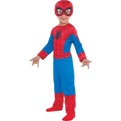 man toddler suit spider City  Classic Toddler Costume Boys Party Spiderman