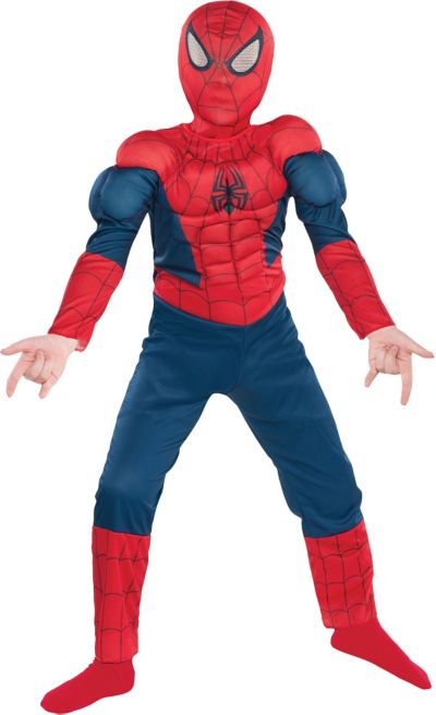 Boys Classic Spiderman Muscle Costume | Party City