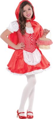 Girls Sassy Red Riding Hood Costume 