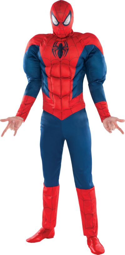 suit spider man city party City Adult Muscle Party  Classic Costume man Spider