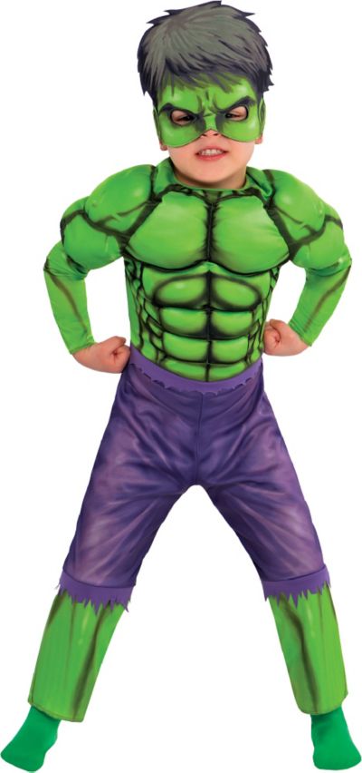 Toddler Boys Hulk Muscle Costume Classic Party City