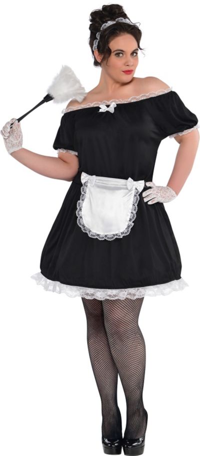 Adult French Maid Costume Plus Size Party City