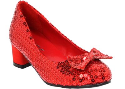 Red store sparkly shoes