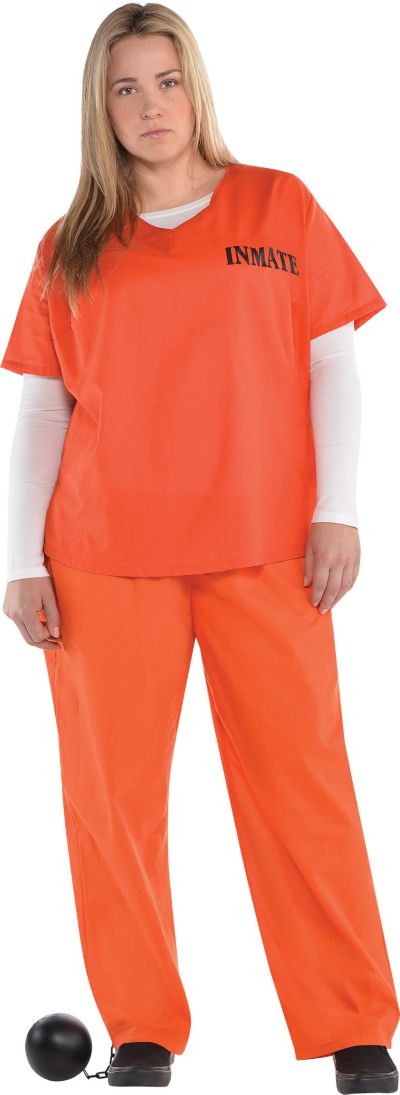 Orange Prisoner Costume Plus Size Party City - Diy Prisoner Costume Orange