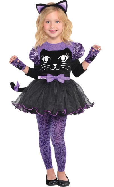 Girls Miss Meow Cat Costume Party City