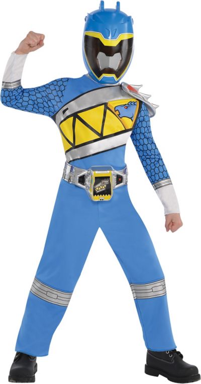 Little Boys Blue Ranger Jumpsuit Costume - Power Rangers Dino Charge ...