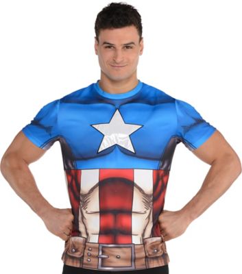 mens captain america shirt