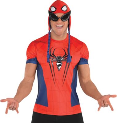 spiderman cosplay shirt