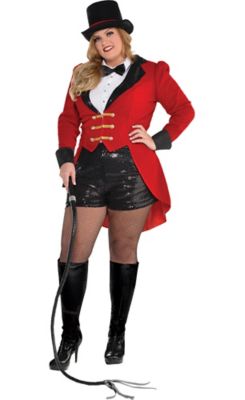 Adult Circus Ringmaster Costume Plus 