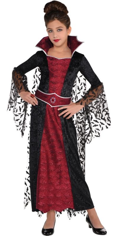 Girls Coffin Queen Vampire Costume | Party City