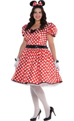 women's plus size minnie mouse costume