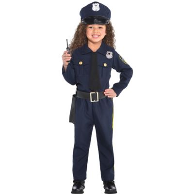 Girls Classic Police Officer Costume | Party City