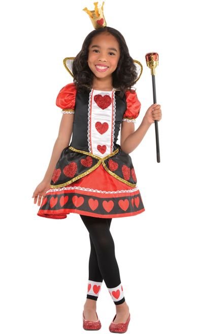 Girls Queen Of Hearts Costume Party City