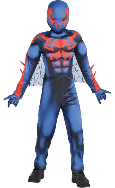 party suit city man spider Costume Boys  City 2099 Spiderman Muscle  Party