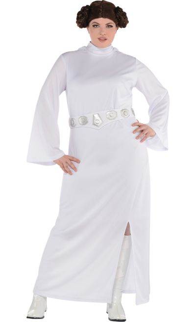 Adult Princess Leia Costume Plus Size Star Wars Party City 