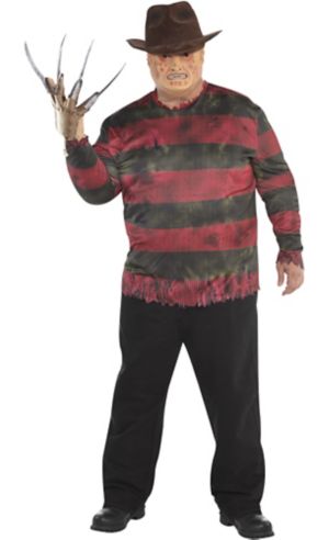 Adult Freddy Krueger Costume Plus Size - A Nightmare on Elm Street ...