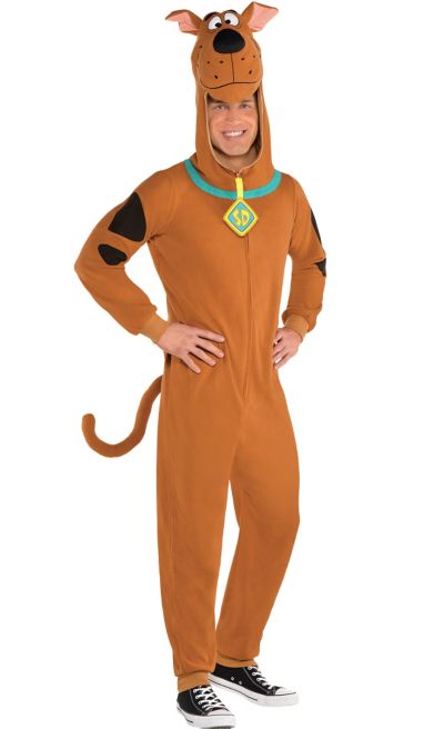 Adult Zipster Scooby-Doo One Piece Costume | Party City