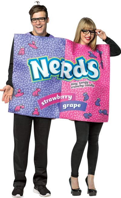 Adult Nerds Candy Couples Costume Party City 6016