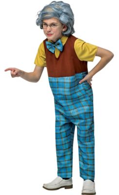 baby boy old man costume